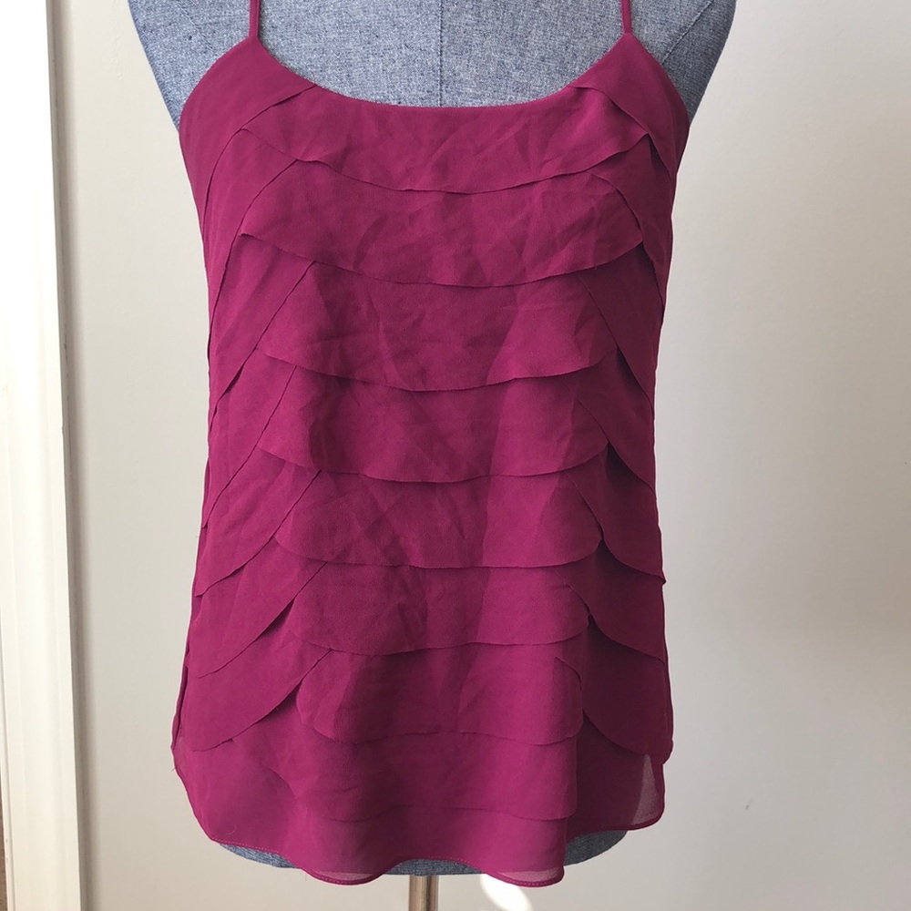 Fuchsia racerback top